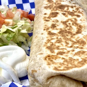 Los Arcos Mexican Grill - Breakfast burrito with sausage and potato - Mexican Near Me - San Antonio, Texas