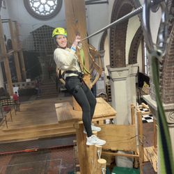 Dragon's Den - Tightrope on upper ropes course