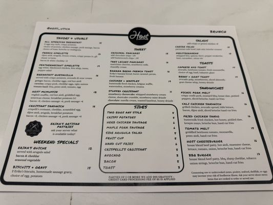 Menu photo 4 Host Utica Utica, MI Menu photo 4 Host Utica Utica, MI