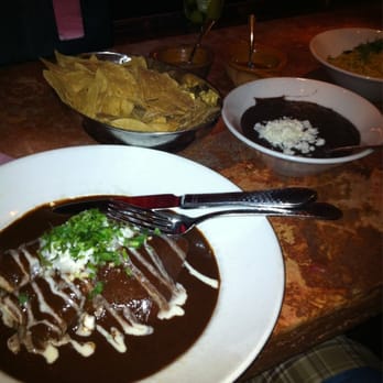 Rosa Mexicano - Mole Xican (2 beef enchiladas) - Mexican Near Me - Hackensack, New Jersey