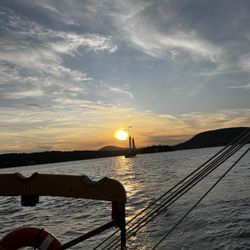 Schooner Surprise - View of Sunset from Surprise