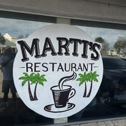 Marti's Family Dining - Front window