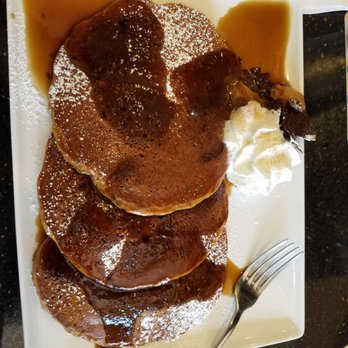 The Pan - Chocolate peanut butter specialty pancakes. I didn't like them. - Breakfast & Brunch Near Me - Lomita, California The Pan - Chocolate peanut butter specialty pancakes. I didn't like them. - Breakfast & Brunch Near Me - Lomita, California