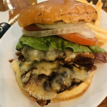 Manny's Grant Park - A double burger with cheese - Pubs Near Me - Atlanta, Georgia