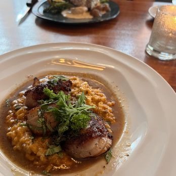 219 Bistro - Scallops with risotto - American Near Me - Norfolk, Virginia