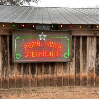 Perini Ranch Steakhouse - Restaurant sign - Steakhouses Near Me - Buffalo Gap, Texas