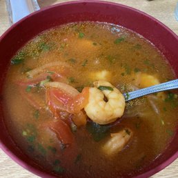 Sopa de camarones