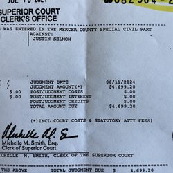Justin's Rentals - Lien in Court