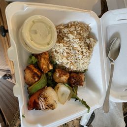 This is the chicken dish with healthy portions.