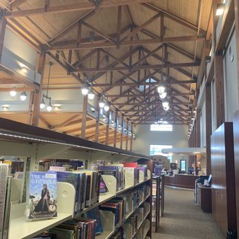 Johnson County Public Library - Trafalgar Branch - High ceilings - Libraries Near Me - Trafalgar, Indiana