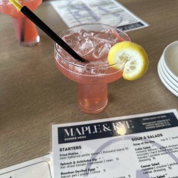 Maple & Rye - Strawberry Limoncello from their specialty drinks! - Coffee & Tea Near Me - Surprise, Arizona Maple & Rye - Strawberry Limoncello from their specialty drinks! - Coffee & Tea Near Me - Surprise, Arizona