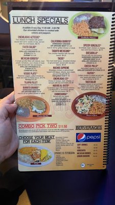 Menu photo 1 Mangos Mexican Restaurant Lebanon, TN