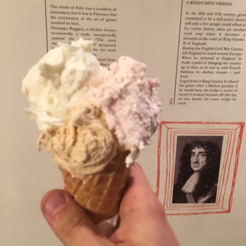 Gelato Mio - Caramel in cone topped with fluffy cocco and lovely mascarpone - Desserts Near Me - London, XGL Gelato Mio - Caramel in cone topped with fluffy cocco and lovely mascarpone - Desserts Near Me - London, XGL