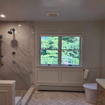 Kubiaks - a bathroom with a window - Painters Near Me - Peekskill, New York