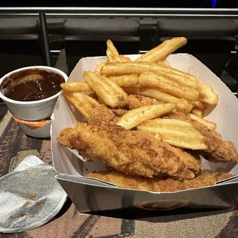 Regal Kapolei Commons - Chicken tenders and fries (with BBQ sauce). - Cinema Near Me - Kapolei, Hawaii Regal Kapolei Commons - Chicken tenders and fries (with BBQ sauce). - Cinema Near Me - Kapolei, Hawaii