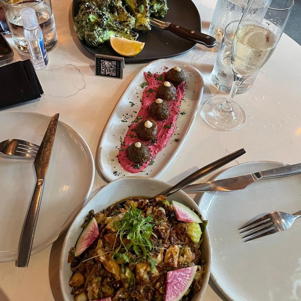 Le Chick - Falafel Brussels Sprouts Charred Broccoli - Cocktail Bars Near Me - Miami, Florida Le Chick - Falafel Brussels Sprouts Charred Broccoli - Cocktail Bars Near Me - Miami, Florida