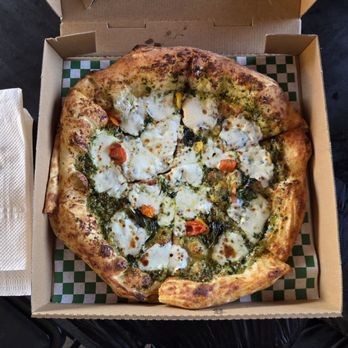 Hobo Co Pizza - Margherita pesto from Hobo Co, Pizza - Food Trucks Near Me - Anaheim, California Hobo Co Pizza - Margherita pesto from Hobo Co, Pizza - Food Trucks Near Me - Anaheim, California
