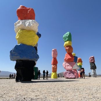 Seven Magic Mountains - Public Art Near Me - Las Vegas, Nevada