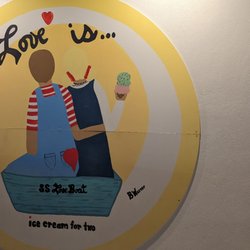 Love Boat Ice Cream - Outside mural.