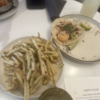 Warehouse 72 - HH Hand-Cut Disco Fries & HH Shrimp Tacos (there were 2, I forgot to snap a pic first) - American Near Me - Irvine, California Warehouse 72 - HH Hand-Cut Disco Fries & HH Shrimp Tacos (there were 2, I forgot to snap a pic first) - American Near Me - Irvine, California