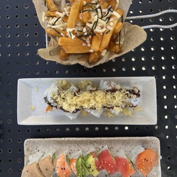 Sushi Exchange - White Truffle Fries, Crunchy Roll, Rainbow Roll - Sushi Bars Near Me - San Diego, California