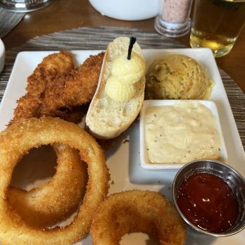 Camp Verde General Store and Restaurant - Fried chicken tenders with 2 sides....onion rings and mashed potatoes with cream gravy - Delis Near Me - Center Point, Texas Camp Verde General Store and Restaurant - Fried chicken tenders with 2 sides....onion rings and mashed potatoes with cream gravy - Delis Near Me - Center Point, Texas