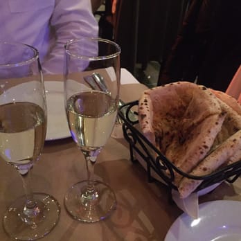 Fratelli La Bufala - Prosecco and foccia bread to start with. - Pizza Near Me - Miami Beach, Florida