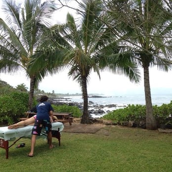Get Rolfing Now - Not a bad office in the 808! Using rolfing techniques on a patient in their backyard! - Massage Therapy Near Me - Kapolei, Hawaii Get Rolfing Now - Not a bad office in the 808! Using rolfing techniques on a patient in their backyard! - Massage Therapy Near Me - Kapolei, Hawaii