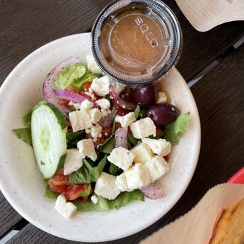 Laziza Mediterranean Grill - Evans  - Side Greek salad - Middle Eastern Near Me - Evans, Georgia
