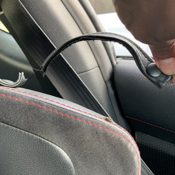 Tropical Collision - Ripped Driver Shoulder seat belt guide strap. - Body Shops Near Me - Miami, Florida Tropical Collision - Ripped Driver Shoulder seat belt guide strap. - Body Shops Near Me - Miami, Florida