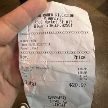 Soho Ramen - The time I ordered my shrimp rice bowl 12:11pm - Ramen Near Me - Riverside, California Soho Ramen - The time I ordered my shrimp rice bowl 12:11pm - Ramen Near Me - Riverside, California