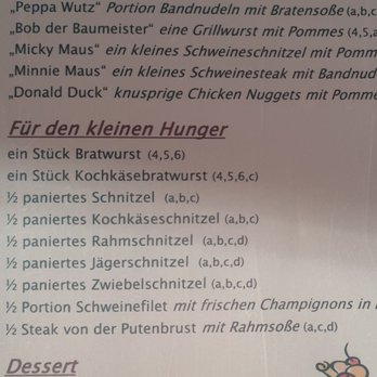 Jöste Andres - Speisekarte - German Near Me - Weinheim, BW