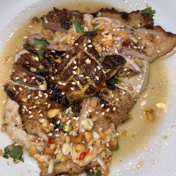 Sparrow + Wolf - black pepper & honey pork secreto - New American Near Me - Las Vegas, Nevada Sparrow + Wolf - black pepper & honey pork secreto - New American Near Me - Las Vegas, Nevada
