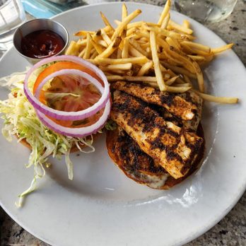 Remington's - Mahi Mahi tuna sandwich with shoestring fries - American Near Me - Chicago, Illinois