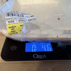 Safeway - Paying meat prices for packaging.