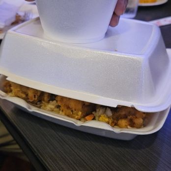 China Super Buffet - Coworker wanted to keep eatting when he got home so he paid another 18 bucks to stuff a box. - Chinese Near Me - National City, California China Super Buffet - Coworker wanted to keep eatting when he got home so he paid another 18 bucks to stuff a box. - Chinese Near Me - National City, California