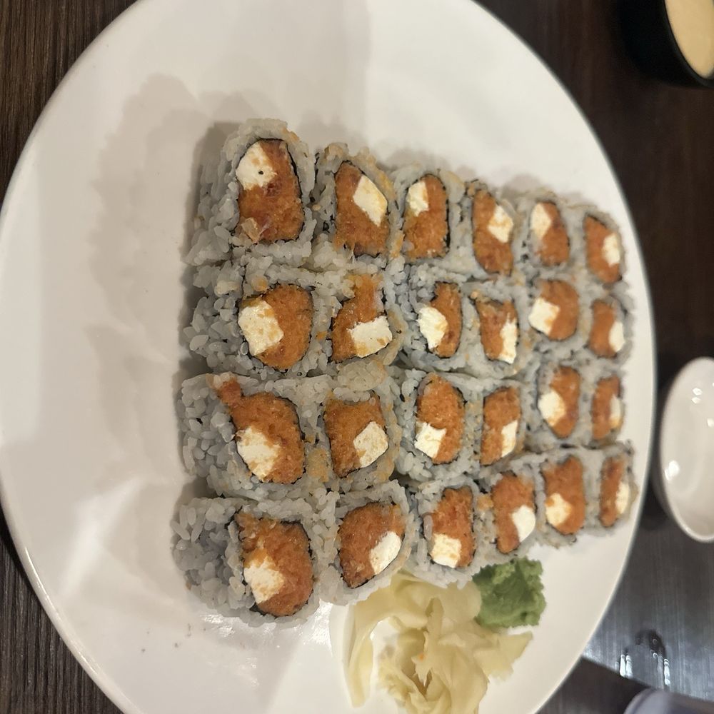 Mahzu Sushi & Grill - Spicy tuna roll, added cream cheese. THE best although I can say not very spicy itself but still continue to order it every time! - Sushi Bars Near Me - Gainesville, Florida Mahzu Sushi & Grill - Spicy tuna roll, added cream cheese. THE best although I can say not very spicy itself but still continue to order it every time! - Sushi Bars Near Me - Gainesville, Florida