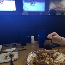 Poutine appetizer.