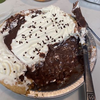 Polly's Pies - Chocolate cream pie ( pudding) - Bakeries Near Me - Fullerton, California