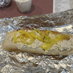 Marcucci's Bakery & Grinder Shop - Chicken salad with banana peppers