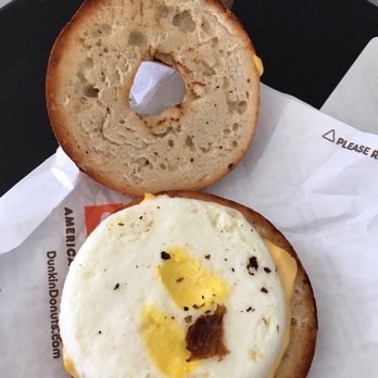 Dunkin' - Cold Bacon-less bacon egg and cheese! (With burnt croissant flake on it) - Donuts Near Me - Haverhill, Massachusetts Dunkin' - Cold Bacon-less bacon egg and cheese! (With burnt croissant flake on it) - Donuts Near Me - Haverhill, Massachusetts