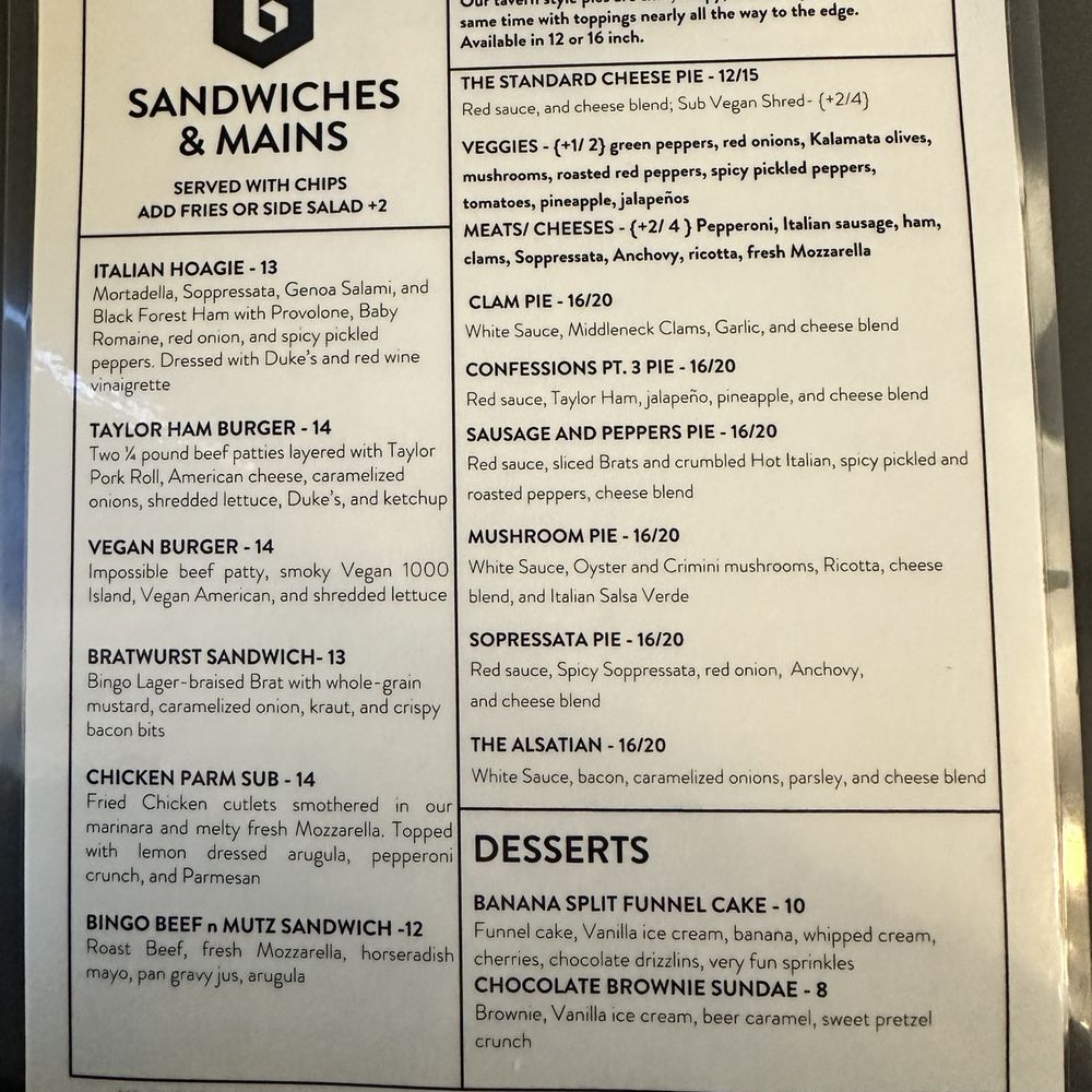 Bingo Beer - Menu - Breweries Near Me - Richmond, Virginia