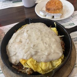 Country Skillet with Biscuit Country Skillet with Biscuit