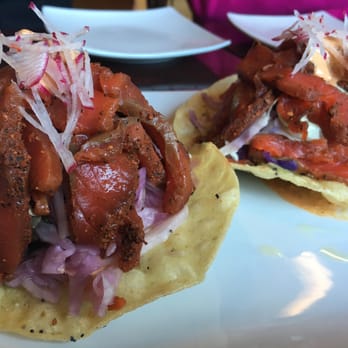 Seward Brewing - super salty salmon pastrami tostadas - Pubs Near Me - Seward, Alaska