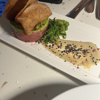 Theos Estiatorio - Yellow tail tartar - Greek Near Me - Fort Lauderdale, Florida