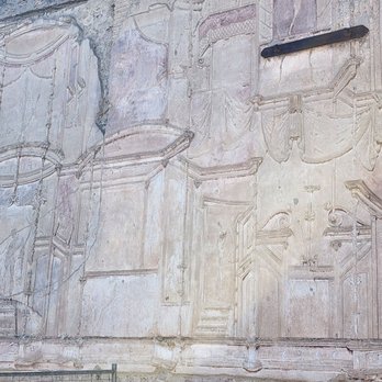 Pompeii - Parco Archeologico - Details of the Greek Baths wall. - Landmarks & Historical Buildings Near Me - Pompei, NA