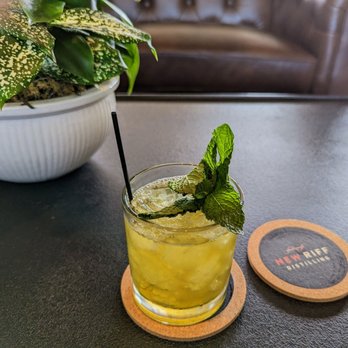 New Riff Distilling - Special of the day cocktail was a Mint Julep in honor of Derby Day using New Riff Rye Bourbon - Distilleries Near Me - Newport, Kentucky New Riff Distilling - Special of the day cocktail was a Mint Julep in honor of Derby Day using New Riff Rye Bourbon - Distilleries Near Me - Newport, Kentucky