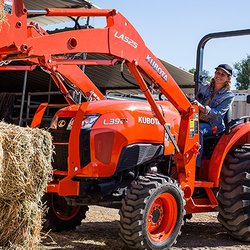Creel Tractor - Kubota L series Tractor.  A perfect fit for the small farm, equestrian, or rancher.