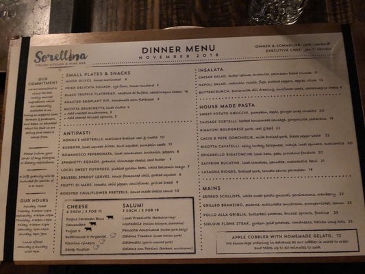Menu photo 7 Sorellina Hoboken, NJ