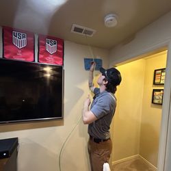 Tailwinds Home Services - Full Air duct cleaning, using compressed air to agitate Dust and Bacteria